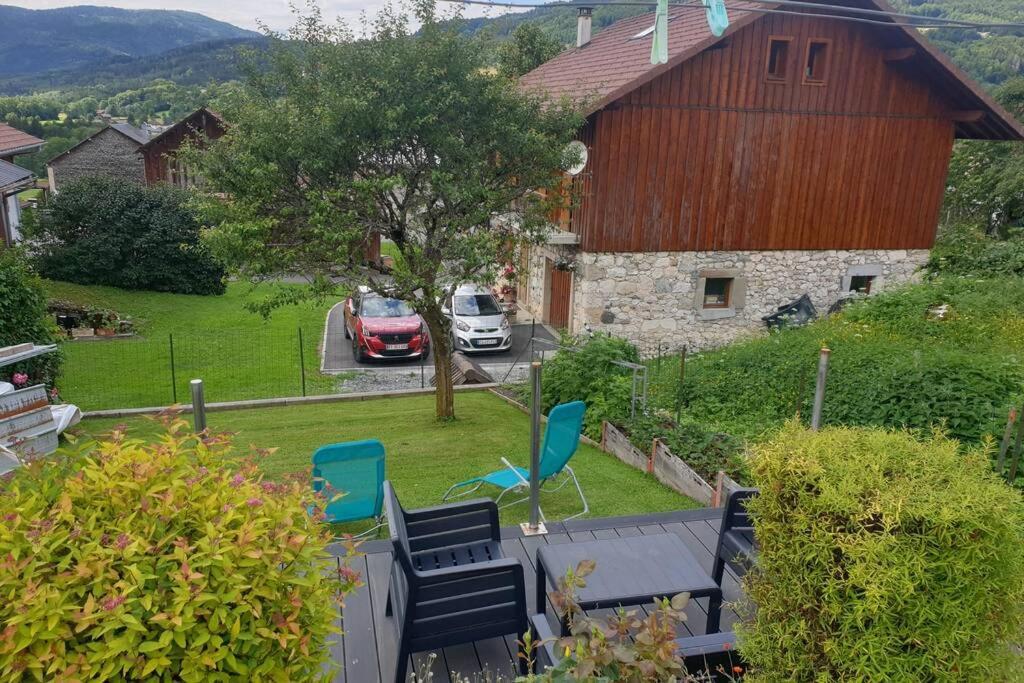 Villard Au Coeur De La Vallee Verte Entre Lac Et Montagne ภายนอก รูปภาพ